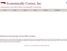 Tablet Screenshot of economicallycorrect.com